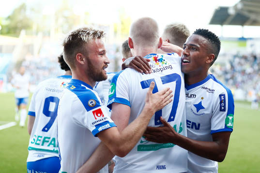 Norrköpings Nicklas Bärkroth, Karl Holmberg och Niclas