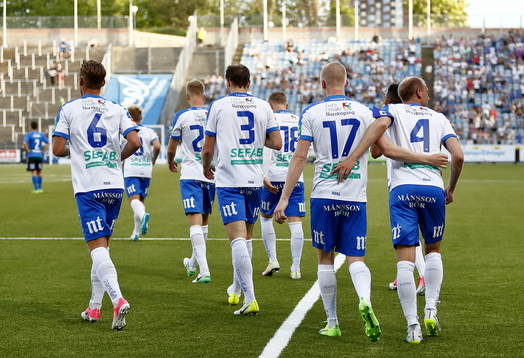 Norrköpings Kalle Holmberg jublar