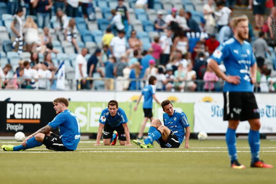 Halmstads spelare deppar