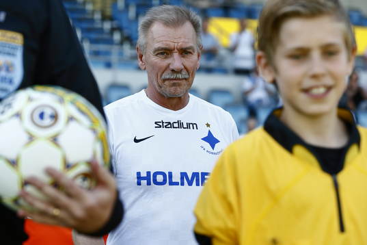Jubileumsmatchen i fotboll mellan veteraner i Norrköping