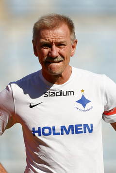 Jubileumsmatchen i fotboll mellan veteraner i Norrköping