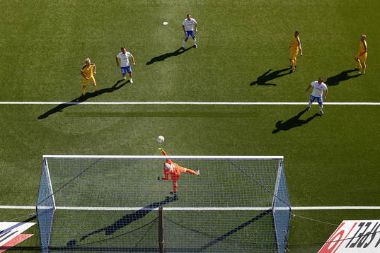 Jubileumsmatchen i fotboll mellan veteraner i Norrköping