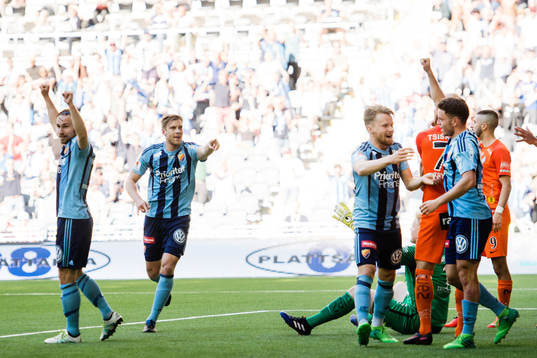 under fotbollsmatchen i Allsvenskan mellan Djurgården och