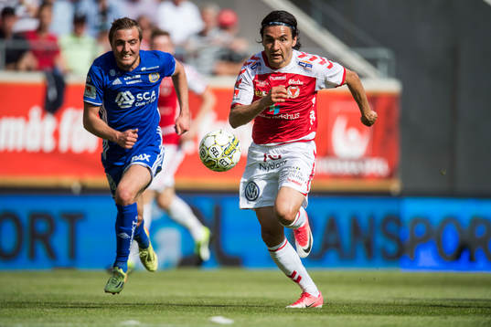 Kalmars Emin Nouri och Sundsvalls Kristinn Steindorsson