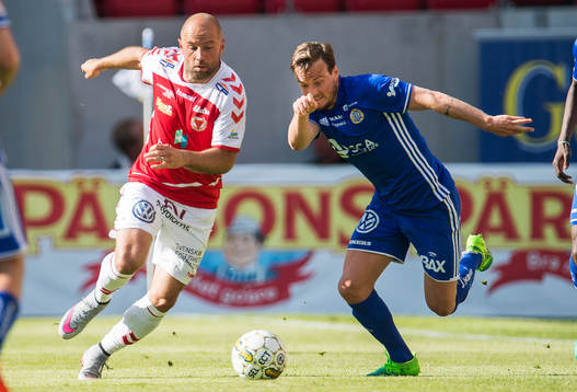 Kalmars Stefan Larsson och Sundsvalls Eric Larsson