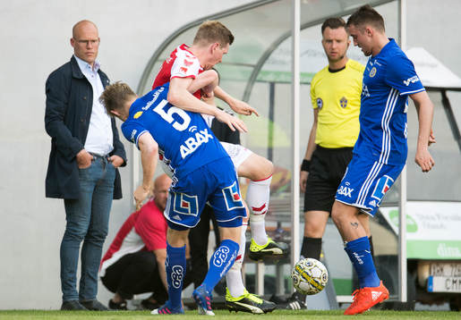 Kalmars David Elm och Sundsvalls Eric Björkander