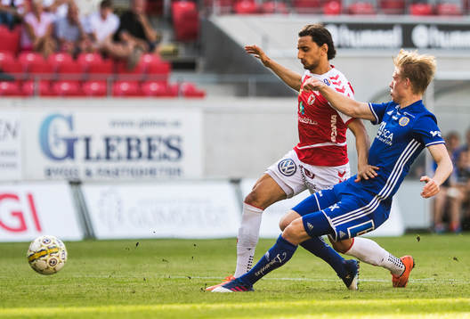 Kalmars Mahmoud Eid  och Sundsvalls Eric Björkander