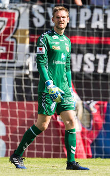 Kalmars målvakt Lucas Hägg-Johansson