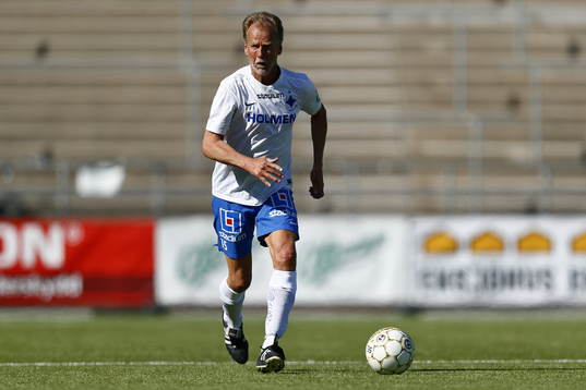 Jubileumsmatchen i fotboll mellan veteraner i Norrköping
