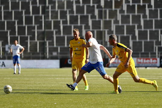 Jubileumsmatchen i fotboll mellan veteraner i Norrköping