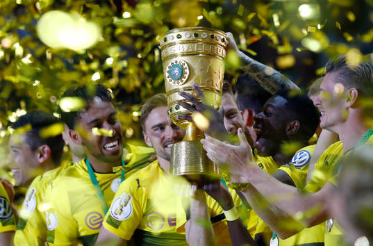 Fotboll, Tyska Cupen, Final, Eintracht Frankfurt - Borussia