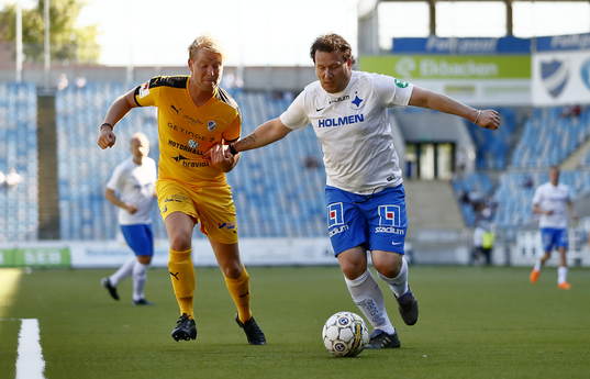 Jubileumsmatchen i fotboll mellan veteraner i Norrköping
