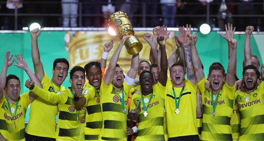 Fotboll, Tyska Cupen, Final, Eintracht Frankfurt - Borussia