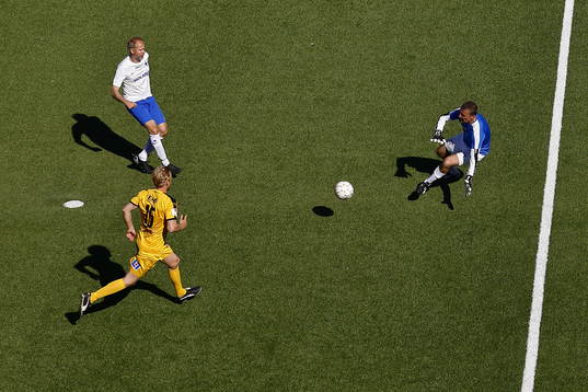 Jubileumsmatchen i fotboll mellan veteraner i Norrköping