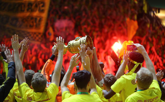 Fotboll, Tyska Cupen, Final, Eintracht Frankfurt - Borussia