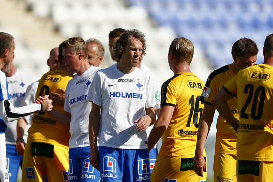 Jubileumsmatchen i fotboll mellan veteraner i Norrköping