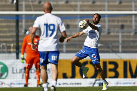 Jubileumsmatchen i fotboll mellan veteraner i Norrköping