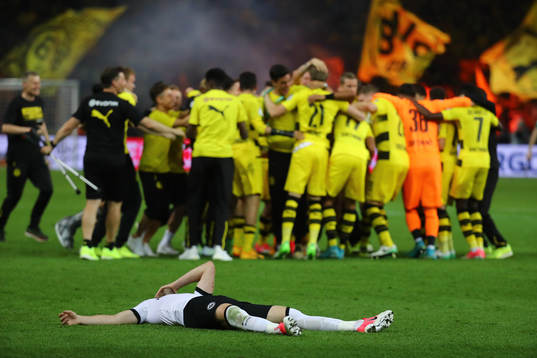 Fotboll, Tyska Cupen, Final, Eintracht Frankfurt - Borussia