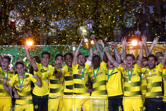 Fotboll, Tyska Cupen, Final, Eintracht Frankfurt - Borussia
