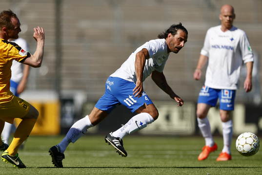 Jubileumsmatchen i fotboll mellan veteraner i Norrköping