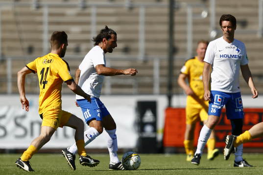 Jubileumsmatchen i fotboll mellan veteraner i Norrköping