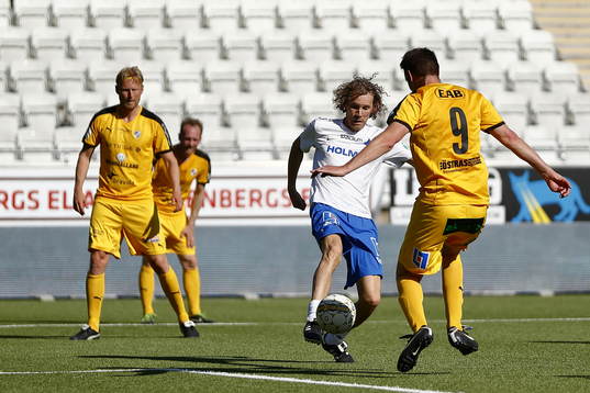 Jubileumsmatchen i fotboll mellan veteraner i Norrköping