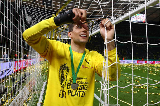 Fotboll, Tyska Cupen, Final, Eintracht Frankfurt - Borussia