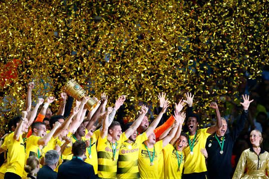 Fotboll, Tyska Cupen, Final, Eintracht Frankfurt - Borussia