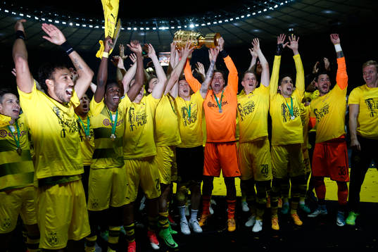 Fotboll, Tyska Cupen, Final, Eintracht Frankfurt - Borussia