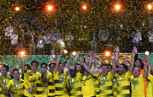 Fotboll, Tyska Cupen, Final, Eintracht Frankfurt - Borussia