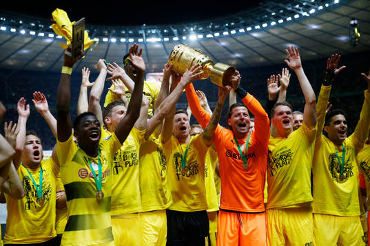 Fotboll, Tyska Cupen, Final, Eintracht Frankfurt - Borussia