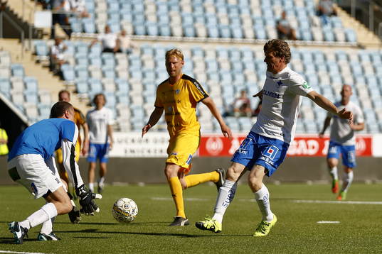 Jubileumsmatchen i fotboll mellan veteraner i Norrköping