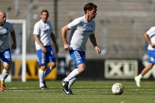 Jubileumsmatchen i fotboll mellan veteraner i Norrköping