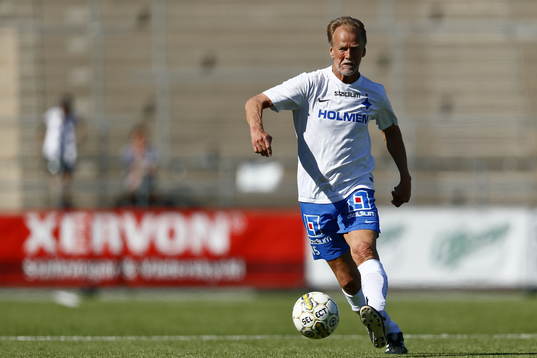 Jubileumsmatchen i fotboll mellan veteraner i Norrköping