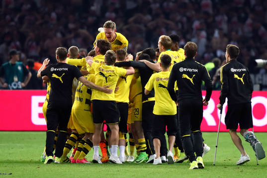 Fotboll, Tyska Cupen, Final, Eintracht Frankfurt - Borussia