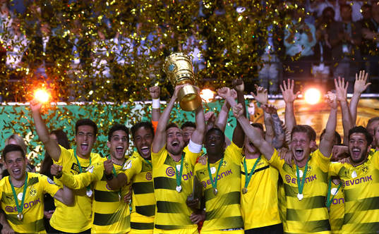 Fotboll, Tyska Cupen, Final, Eintracht Frankfurt - Borussia