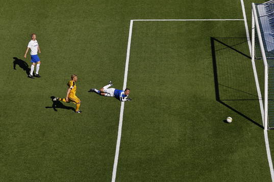 Jubileumsmatchen i fotboll mellan veteraner i Norrköping