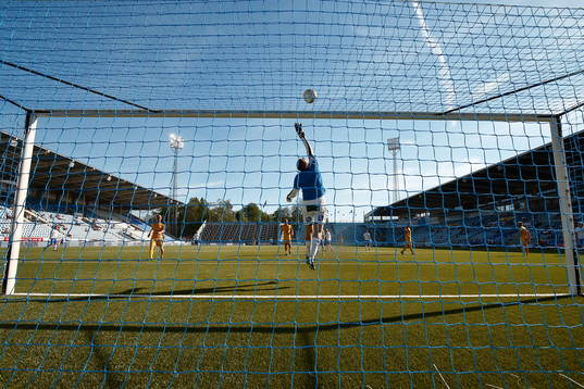 Jubileumsmatchen i fotboll mellan veteraner i Norrköping