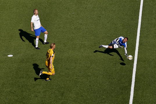 Jubileumsmatchen i fotboll mellan veteraner i Norrköping