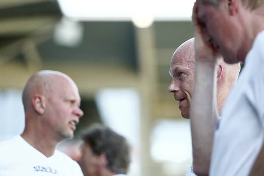 Jubileumsmatchen i fotboll mellan veteraner i Norrköping