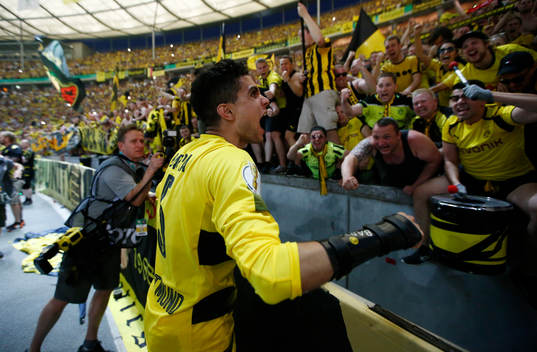 Fotboll, Tyska Cupen, Final, Eintracht Frankfurt - Borussia