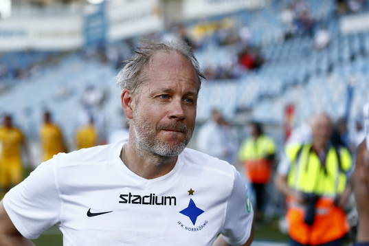 Jubileumsmatchen i fotboll mellan veteraner i Norrköping