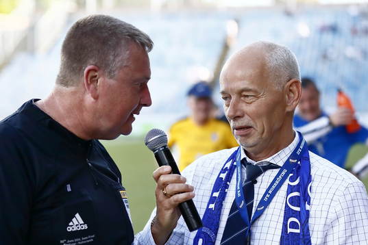 Jubileumsmatchen i fotboll mellan veteraner i Norrköping