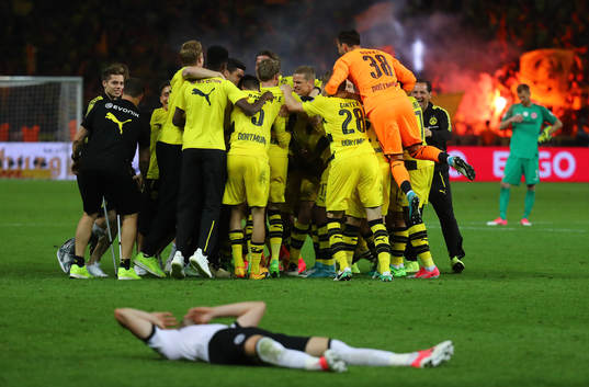 Fotboll, Tyska Cupen, Final, Eintracht Frankfurt - Borussia