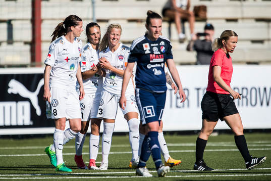 Rosengårds Lotta Schelin, Lieke Martens och Amanda