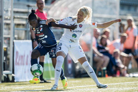 Rosengårds Sophie Sundqvist och Kvarnsvedens Elisabeth Addo