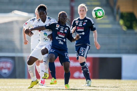 Rosengårds Anita Asante och Kvarnsvedens Elisabeth Addo
