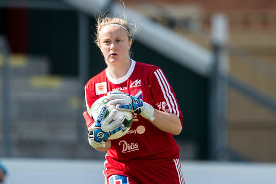 Kvarnsvedens målvakt Jenny Wahlén