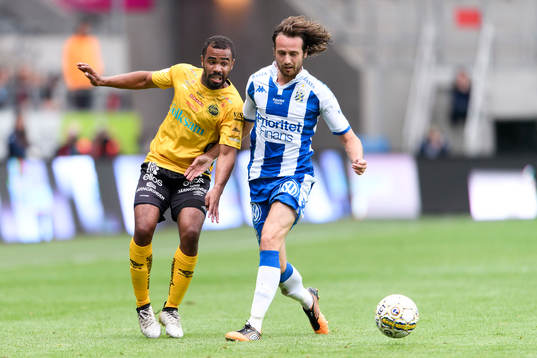 Elfsborgs Alex Dyer och IFK Göteborgs Mikkel Diskerud