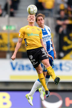 Nickduell mellan Elfsborgs Per Frick och Elfsborgs Thomas